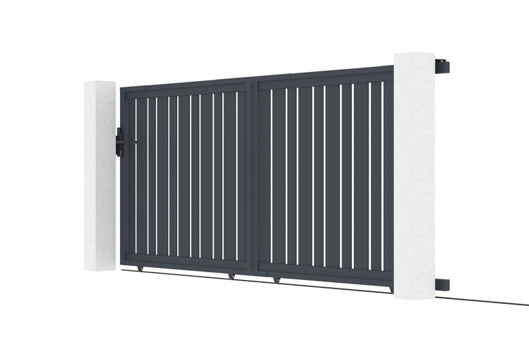 Schiebetor aus aluminium 4m VEYMONT 400C160