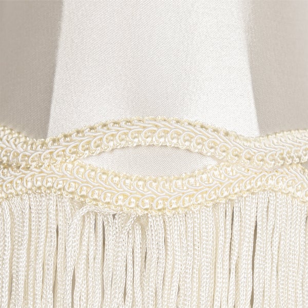 Stoff-Klemmleuchte Creme 12/8,5/15 - Granny