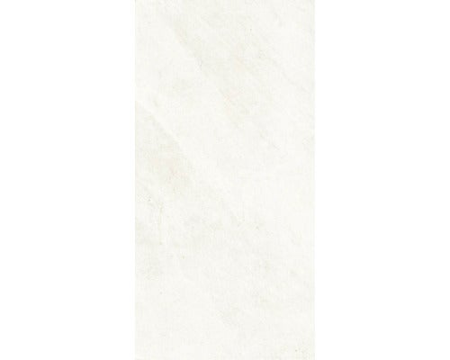 Wand- und Bodenfliese white 60x120 cm matt rektifiziert