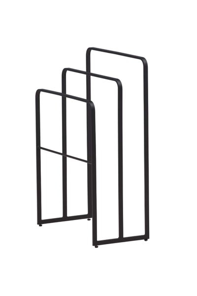 Drammen Wandgarderobe Handtuchhalter Stahl schwarz. 54 X 30 X 84 cm