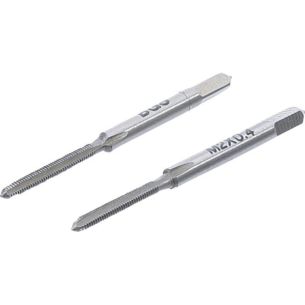 Zwei M2 Gewindebohrer