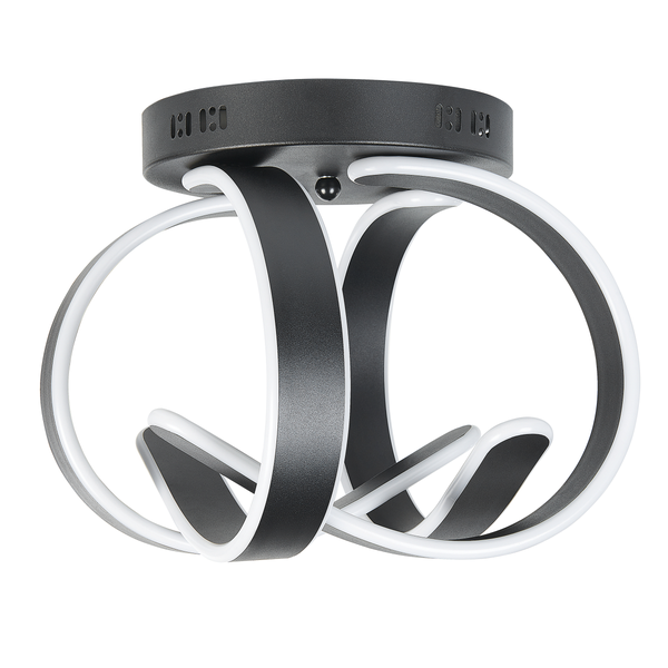 Moderne Deckenleuchte mit geschwungenen Elementen für Innenräume