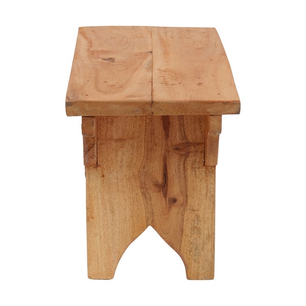 Hocker Jarno Mahagoni Massivholz naturfarben