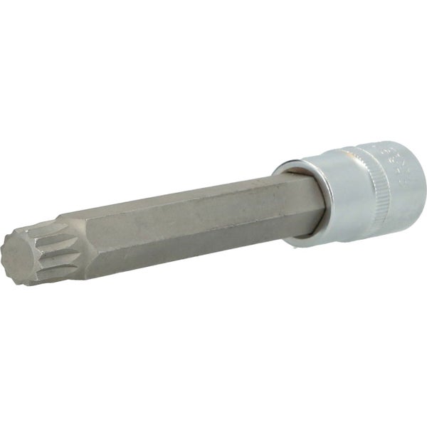 BRILLIANT TOOLS 1/2 Vielzahn-Bit-Stecknuss 140 mm lang M14 - BT022956