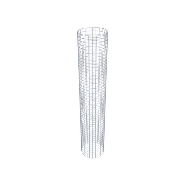 Gabionensäule Durchmesser 42 cm MW 5 x 5 cm rund - Höhe: 230 cm