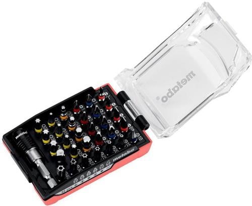 Metabo Bit-Box mit verschiedenen Schrauberbits und Bithalter