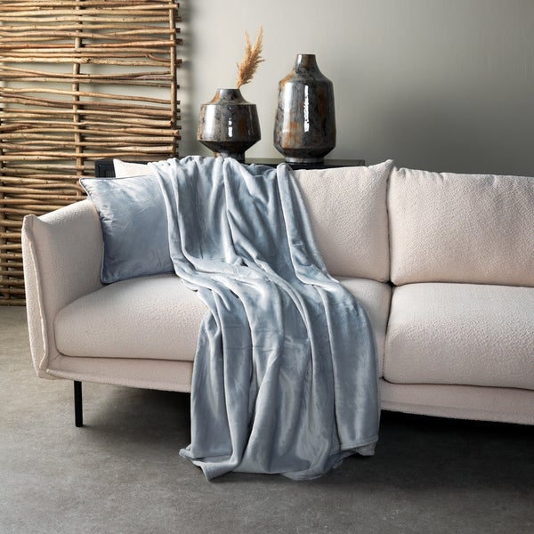 Wohndecke Charlie - Grau 200x220 cm