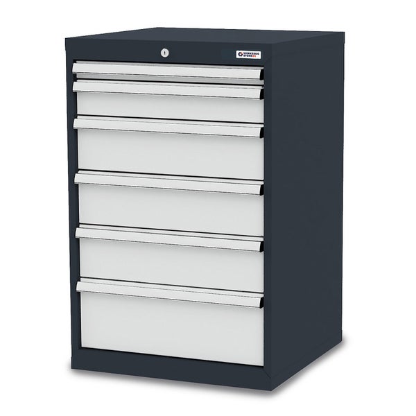 Werkzeugschrank mit sechs Schubladen