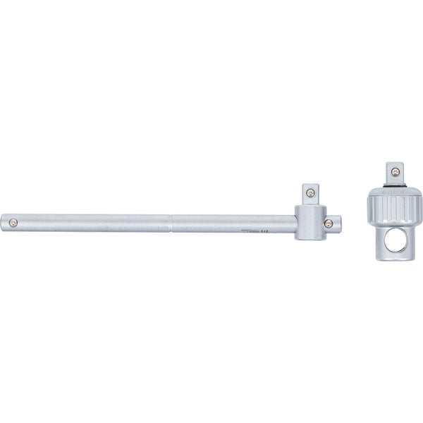 BGS Steckschlüssel-Adapter mit Ratschenfunktion mit Gleitgriff Abtrieb 12,5 mm (1/2) - 71047