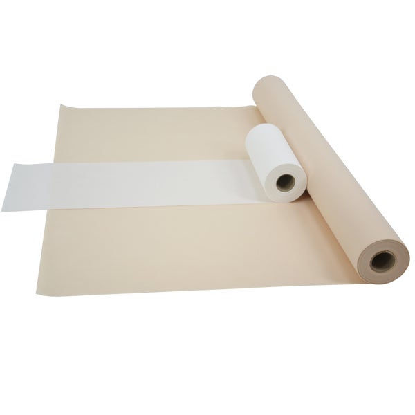 Sensalux Kombi-Set 1 Tischdeckenrolle 1m x 25m creme + Tischläufer 30cm weiß