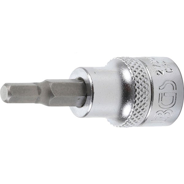 BGS Bit-Einsatz Antrieb Innenvierkant 10 mm (3/8) Innensechskant 3/16 - 2722
