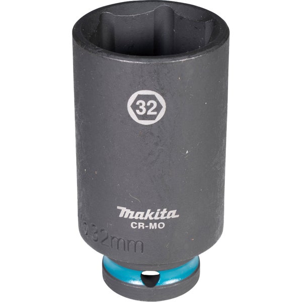 Makita E-16558 Steckschlüssel 1/2 SW32 Impact Black lang