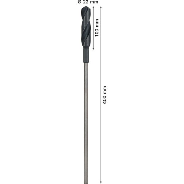 Bosch PRO Wood HSS Installationsbohrer 22 x 100 x 400 mm - 2608597167