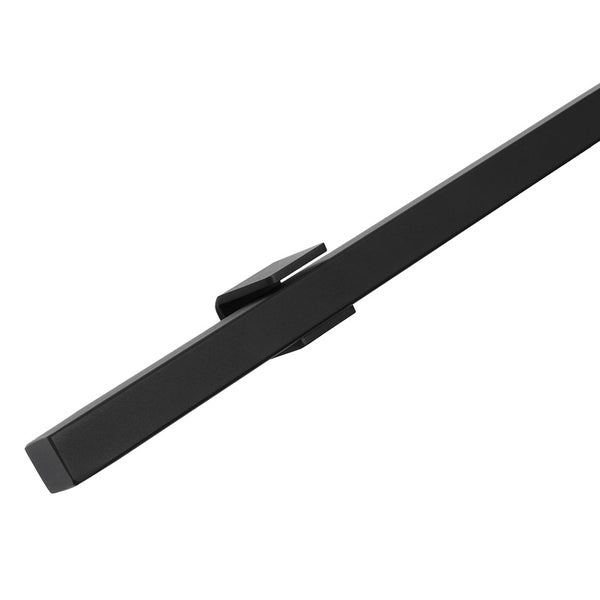 Halter für Design-Treppengeländer schwarz quadratisch
