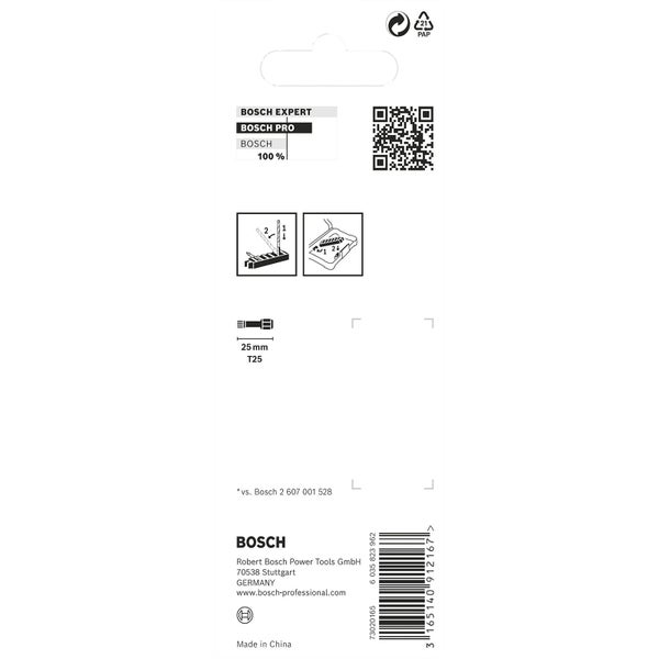 Bosch Pro Bit, 25 mm, T25