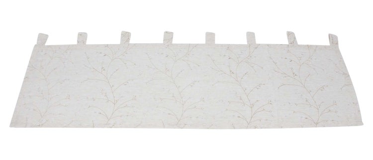 FRANK FLECHTWAREN | Fenstervorhang Branche, POLYESTER, LEINEN, 40 x140 cm