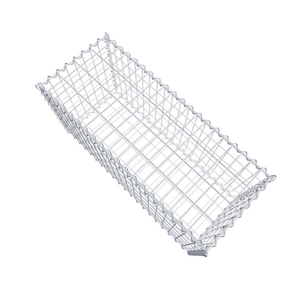 Gabione 100 cm x 50 cm x 40 cm (L x H x T), Maschenweite 5 cm x 10 cm, Spirale