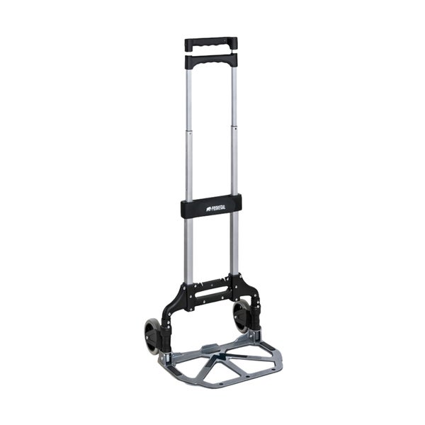 Klappbare Sackkarre aus Aluminium mit Teleskopgriff und zwei Rädern von ProRegal.