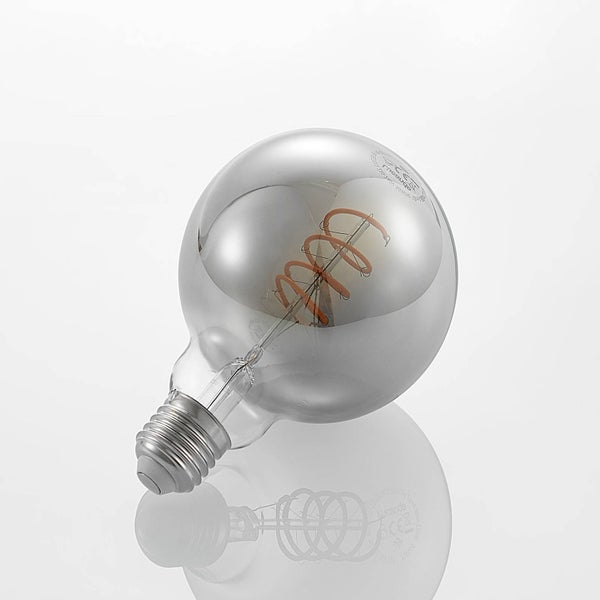Lucande LED E27 Lampe G95 4W aus Glas (E27) - Leuchtmittel Lampen Energiesparlampe