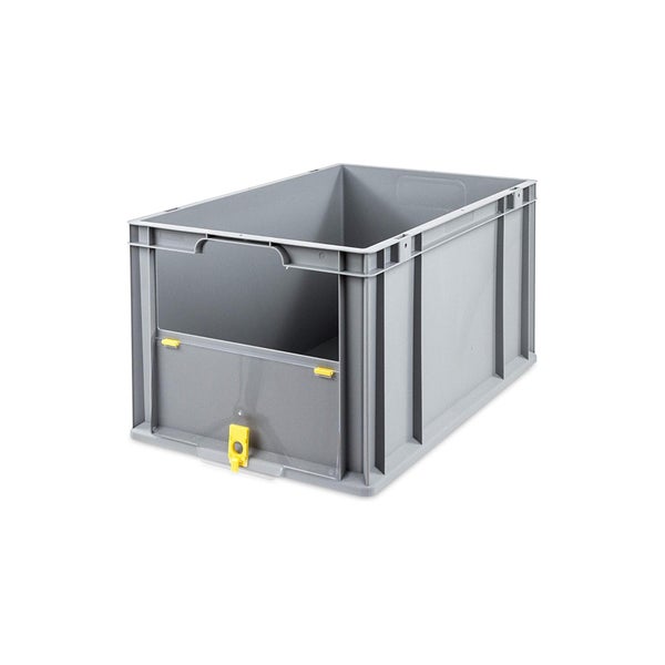 PROREGAL SuperSparSet 3x Eurobox NextGen Insight Cover HxBxT 32 x 40 x 60 65 Liter Hoch/Gelb Eurobehälter Transportbox
