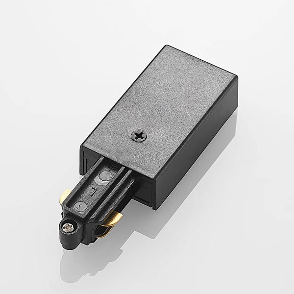 Lindby Stromschienenleuchte Linaro in Schwarz - 1-Phasen Stromschiene, Stromschienenstrahler