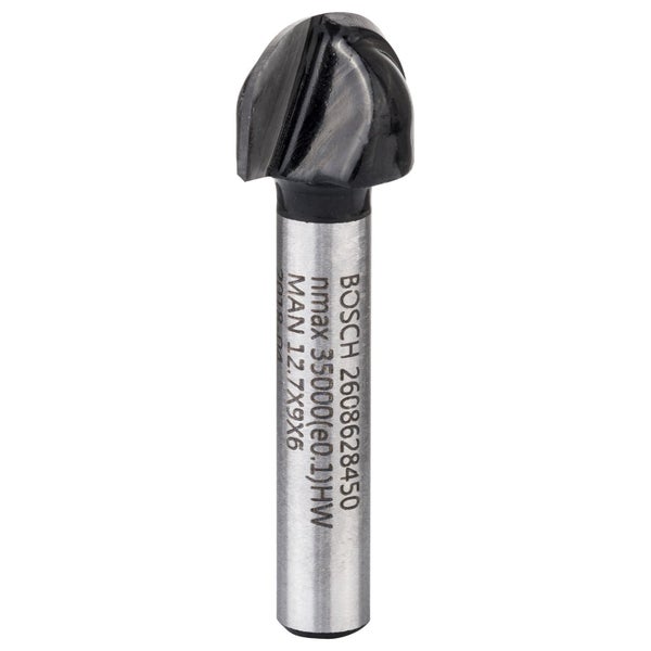 Bosch Hohlkehlfräser + Zapfen 6 x 12,7 x 40 - 2608628450