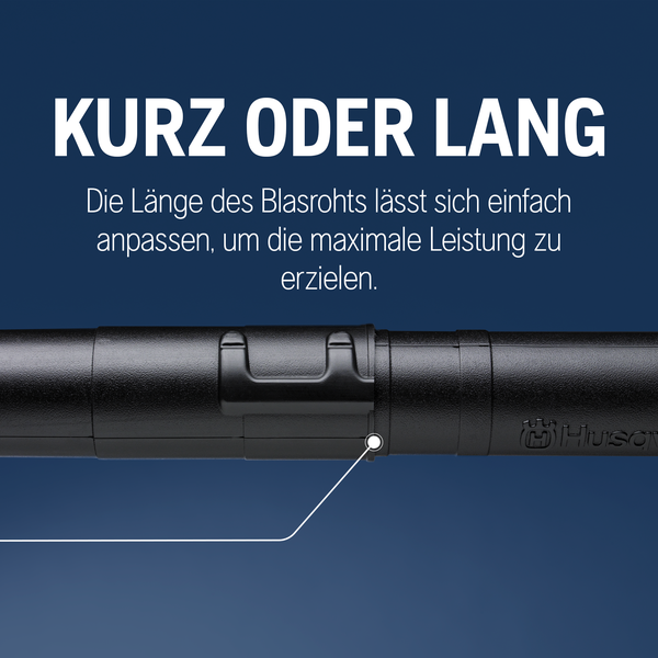 Husqvarna Blasrohr mit anpassbarer Länge