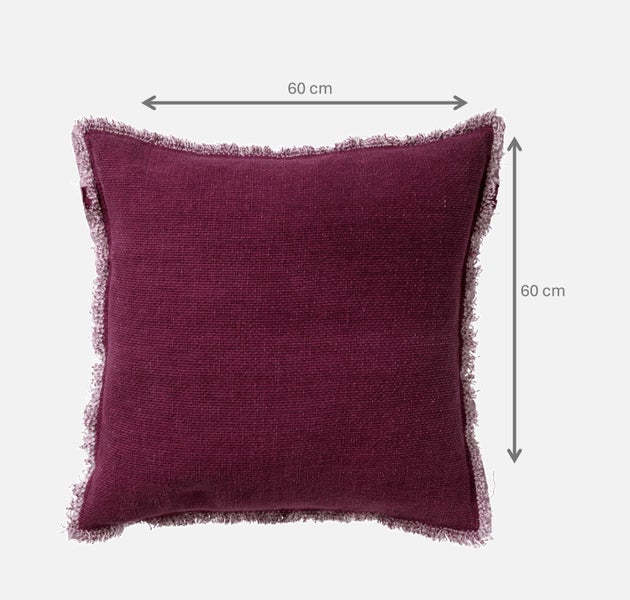 Burto Dekokissen - Unifarben 60x60 cm, Rot