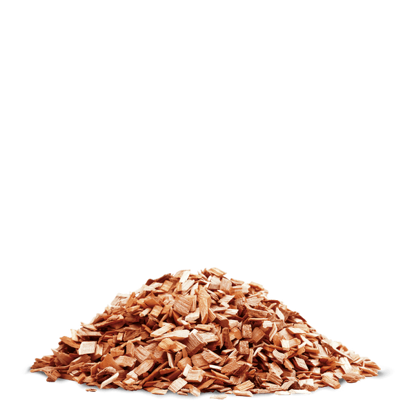 Haufen Räucherchips aus Holz