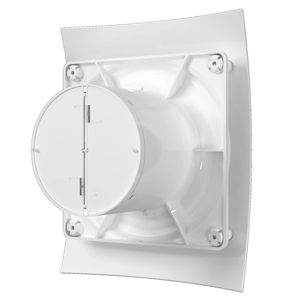 Ventilator mit Rückschlagklappe für den Wandeinbau