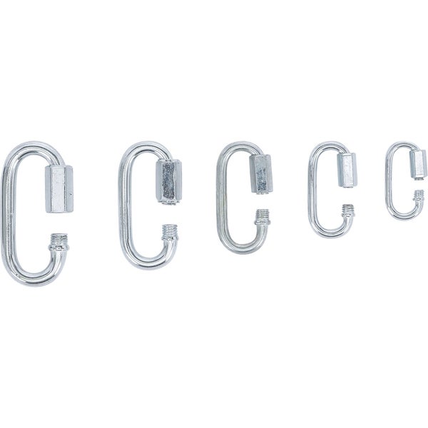 BGS Technic Kettenschnellverschluss Sortiment, 20 Stück