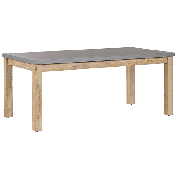 Gartentisch OSTUNI 180 cm 90 cm Beton Grau