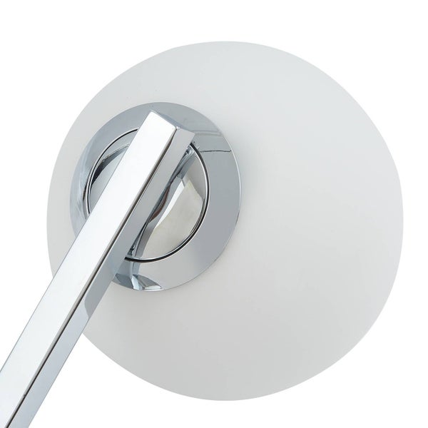 Lucande Wandleuchte, Wandlampe Bad Bidolo (spritzwassergeschützt in Chrom aus Metall (1 flammig G9) - Wandleuchten Spiegelleuchte Badezimmer Wandbeleuchtung Badezimmerleuchte