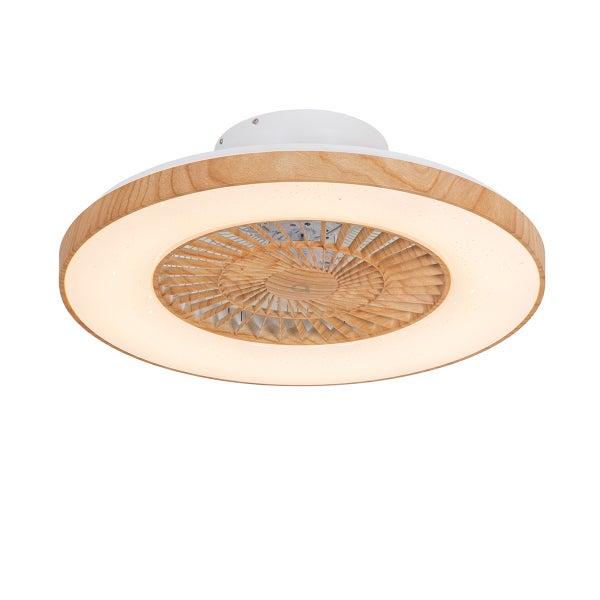 Deckenventilator Holz inkl. LED mit Fernbedienung - Climo