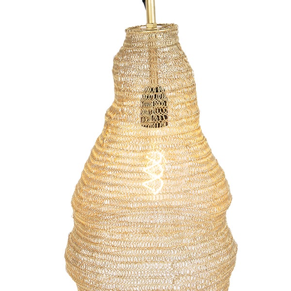 Pendelleuchte aus Metalldraht