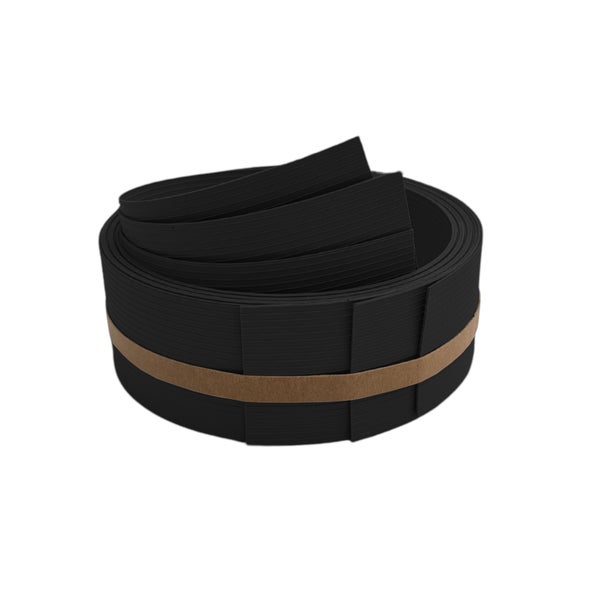 Schwarzes Dichtungsband aufgerollt