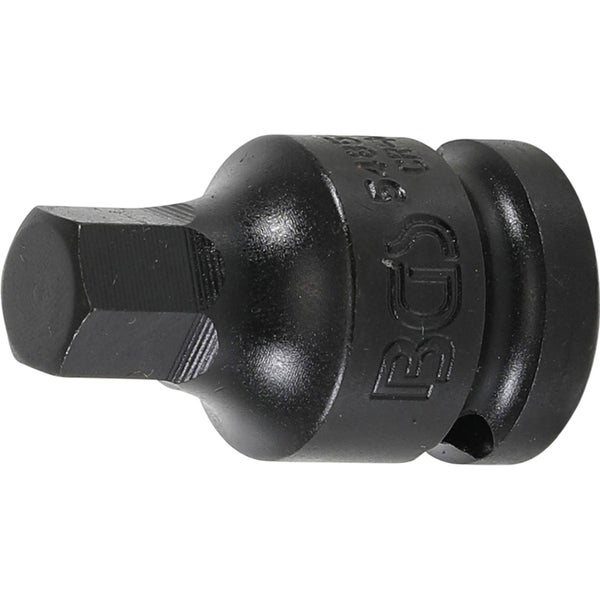 BGS Kraft-Bit-Einsatz Antrieb Innenvierkant 12,5 mm (1/2) Innensechskant 12 mm - 5485-12