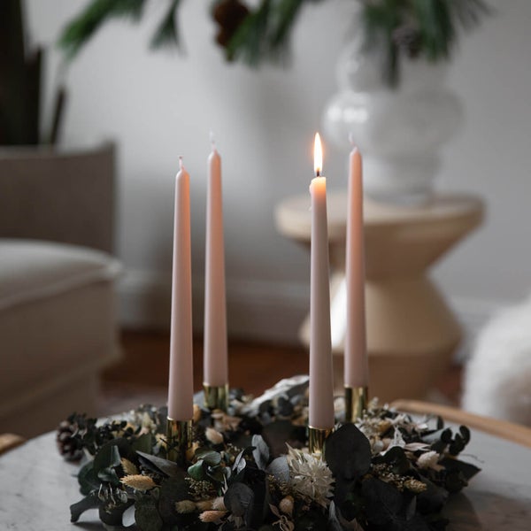 Adventskranz Trockenblumen Eukalyptus Pampasgras Mix
