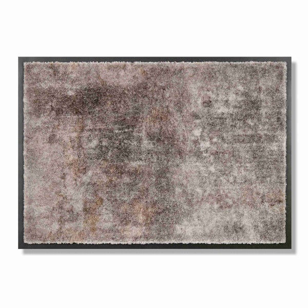 Rechteckiger Teppich mit Hochflor