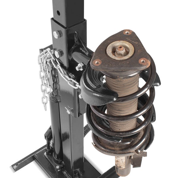 Federbeinpresse mit Stoßdämpfer