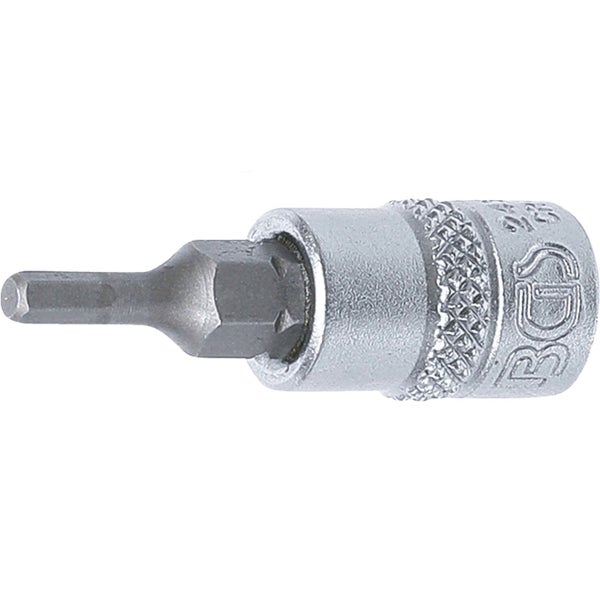 BGS Bit-Einsatz Antrieb Innenvierkant 6,3 mm (1/4) Innensechskant 3 mm - 2497