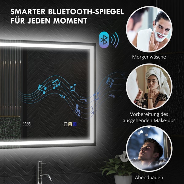 Smarter Bluetooth Spiegel zur Badezimmereinrichtung