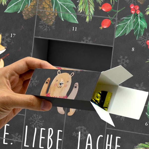 Mr. & Mrs. Panda Befüllbarer Adventskalender Waldtiere Aloha - Schwarz