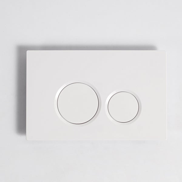 Betätigungsplatte für die Spülung einer Toilette mit zwei Tasten