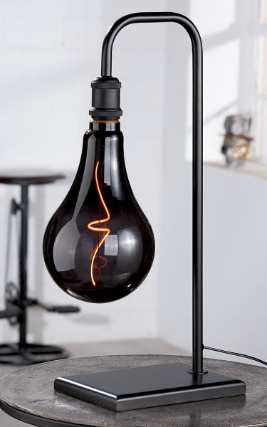 Tischleuchte GILDE Tischleuchten Höhe 57cm Breite 28cm schwarz Metall