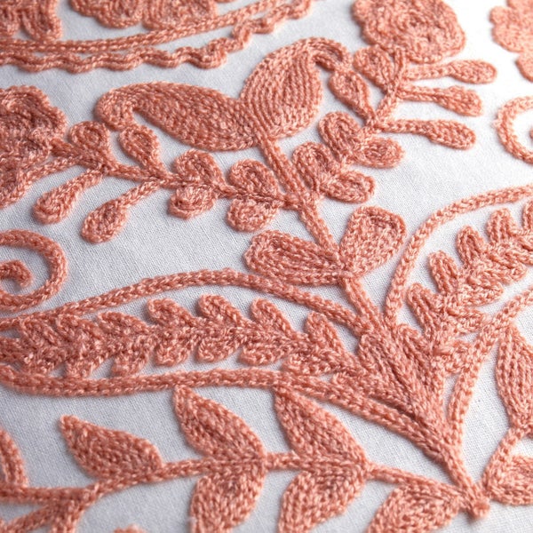 Mimi Kissenbezug - Mit Blumenmuster 30x50 cm, Rosa