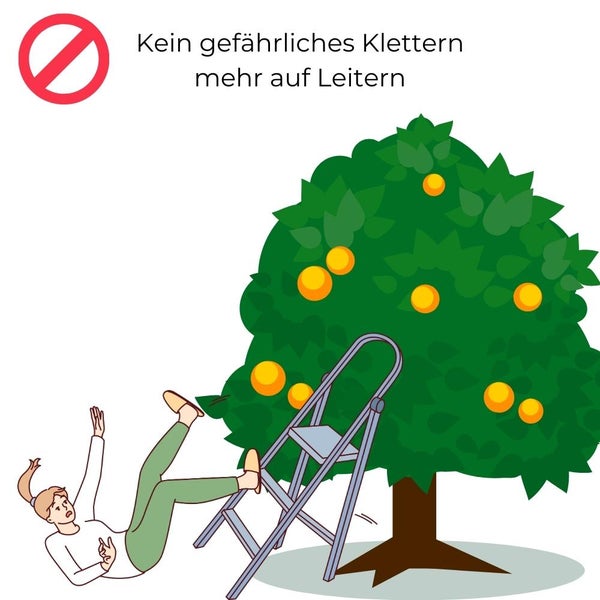 Kein gefährliches Klettern mehr auf Leitern