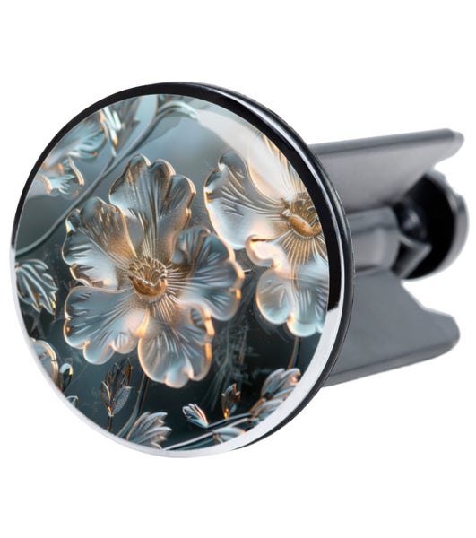 Waschbeckenstöpsel mit Blumendesign