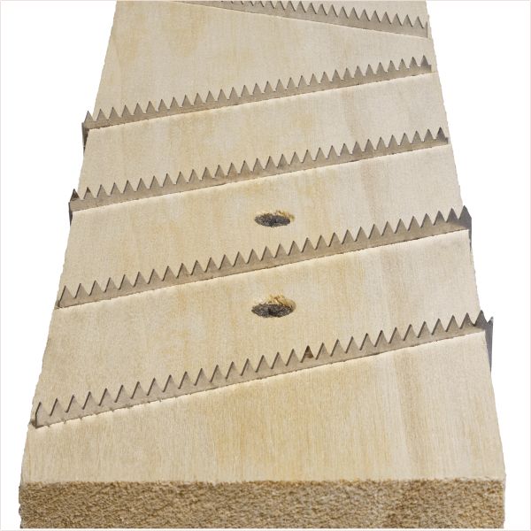 Triuso Porenbetonhobel 40x8cm 8 gezahnte Messer - 1 Stück