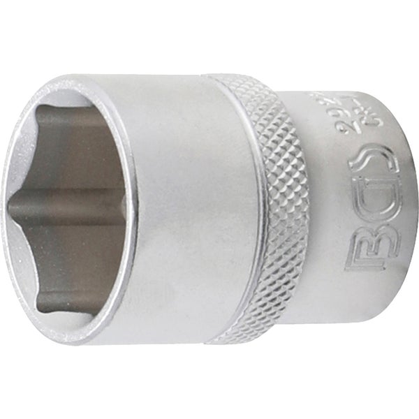 BGS Steckschlüssel-Einsatz Sechskant Antrieb Innenvierkant 12,5 mm (1/2) SW 22 mm - 2922